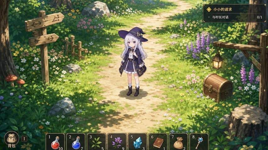 魔女秘药 探索场景 页面配图 4