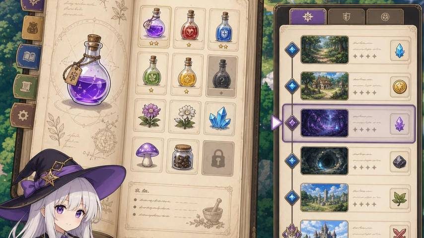 魔女秘药 新手攻略 实机截图 5