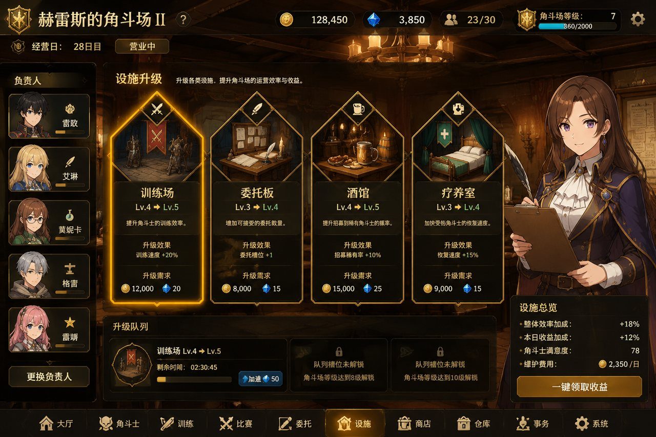 赫雷斯的角斗场Ⅱ 角色路线 资料图 5