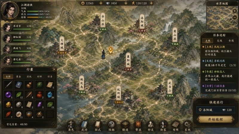 金庸群侠传5爱与死仙狐MOD六周年 支线内容 展示图 1