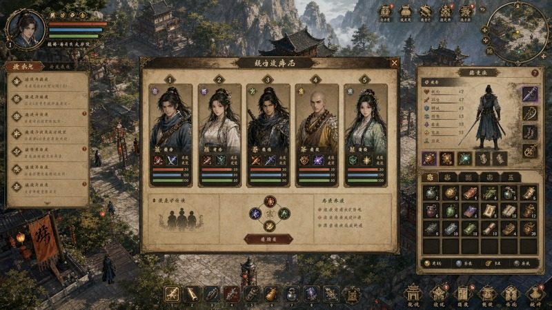 金庸群侠传5爱与死仙狐MOD六周年 角色养成 内容截图 2