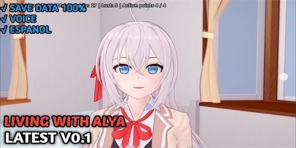 与阿尔雅一起生活 Living With Alya 版 操作界面 预览图